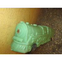 Редчайший большой паровоз Стрела 1966 год . Агитация . Руденск . Дутыш СССР