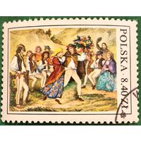 Польша 13 июня 1977. Свадебный танец гуралов со свадебной розой