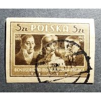 Марка Польша 1947 год Деятели культуры