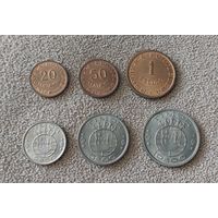 Тимор Португальский ГОДОВОЙ НАБОР 6 монет 1970 UNC