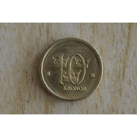 Швеция 10 крон 2007 с 1 руб
