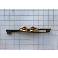 ЗОЛОТАЯ БРОШЬ 585 проба-два натуральных рубина