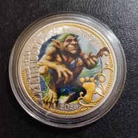 Австрия 3 евро, 2025 Фантастические Мифические существа - Тролль