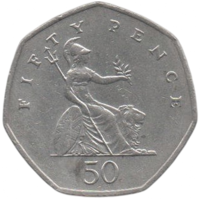 Соединённое Королевство Великобритании и Северной Ирландии. Великобритания. 50 пенсов 2002