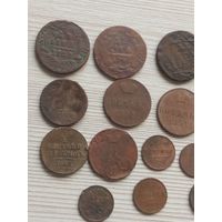 Царская медь 16 монет