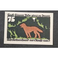 1922 год Германия 75 пфеннигов