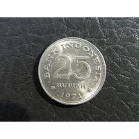 Индонезия. 25 рупий. 1971. С 20 копеек. Распродажа коллекции. Смотрите другие лоты.