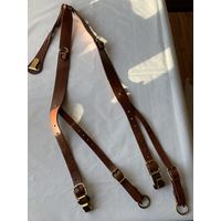 Оригинальная КРАСИВЕЙШАЯ австрийская разгрузка -практическая копия вермахта кроме кольца на спине! 50-е годы. С фурнитурой под "позолоту"-точно не повседневное снаряжение!