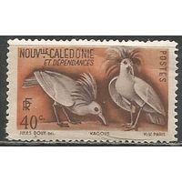 Новая Каледония. Нелетающая птица Каду. 1948г. Mi#328.