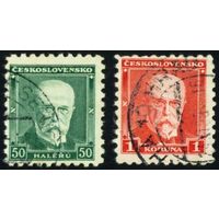Президент Масарик Чехословакия 1930 год 2 марки
