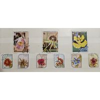 РАСПРОДАЖА КОЛЛЕКЦИИ. Куба, марки "цветы"