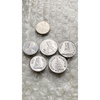 Значки Болгария, Освобождение Болгарии в 1877г., Шипка, 5 шт