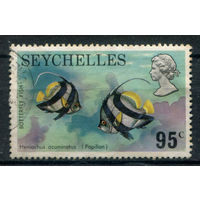 Британские колонии - Сейшелы - 1974г. - рыбки, 95 с - 1 марка - гашёная [Mi 320]. #3-WB-100-KS-6