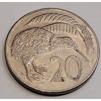 Новая Зеландия 20 центов 1987