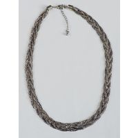 Ожерелье 90-е годы Европа. Размер 47 см. Ширина 0.9 см. Металл.