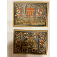 Нотгельд 50 пфеннигов Германия Верштадт-0301