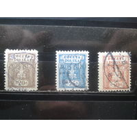 Польша, 1919. Стандарт, герб (Mi-81, 82, 83)