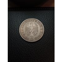 5 марок 1936 (A). Серебро 0,900. С рубля,без мц!