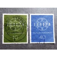 Марки Германия 1959 год Европа СЕРТ