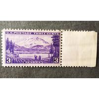Марка США 1937 год Аляска