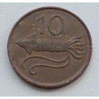 Исландия. 10 эйре 1981 года.
