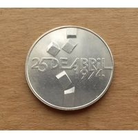 Португалия, 100 эскудо 1976 г., серебро 0.650, Революция гвоздик 25 апреля 1974 г.