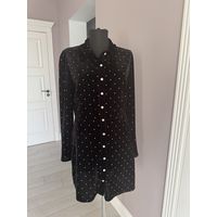 Бархатное платье Zara