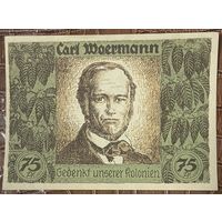 Нодгельд 75 пфеннигов 1921 год. Гамбург, Берлин, Бремен. Веймарская республика