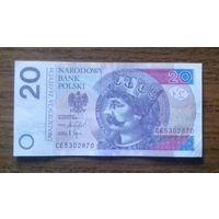20 злотых, Польша 2025 г.