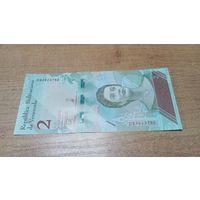 2 боливара 15,01,2018 года Венесуэлы **3762 (Разные даты выпуска)