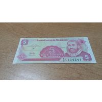 5 центаво де кордоба без года Никарагуа