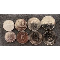 Парагвай набор 4 монеты 2008-2012 UNC