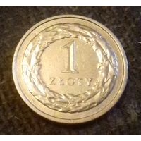 1 злотый, Польша 2014 г.