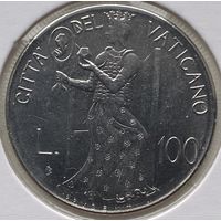 Ватикан 100 лир 1979 г. В холдере