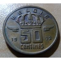 50 сентим 1972 BELGIE