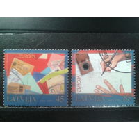 Латвия, 2008. Европа. Письмо, полная серия. Mi-4,8 евро гаш.