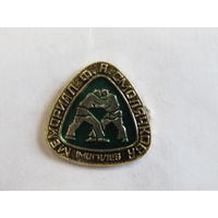 Знак. Значок. Могилев. "Мемориал Ф.А. Смолячкова". Дзюдо. Борьба. Спорт. Ретро СССРг.
