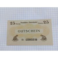 Германия 25 пфенингов