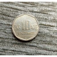 Werty71 Перу 10 сентимо 2005