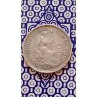 Перу 1/2 динеро 1910