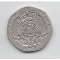 20 пенсов 1987 Великобритания