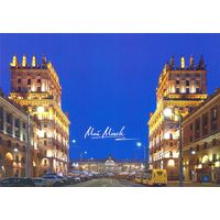 Беларусь 2022 Мой Минск вид на железнодорожный вокзал