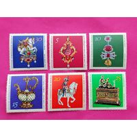 ГДР. Культура и искусство. ( 6 марок ) 1971 года. 11-11.