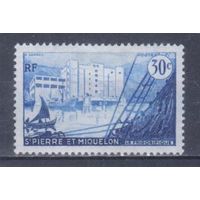 [1113] Французские колонии. Сент-Пьер и Микелон 1947. Здание морозильника.30с. МН