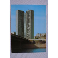 Москва. Здание СЭВ; чистая, рекламная открытка, Аэрофлот.