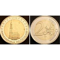 Куплю 2 евро 2008 Германия старая карта монетный двор F (фото для образца)