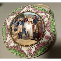 Наполеон в Тильзите. Фарфоровая шкатулка.