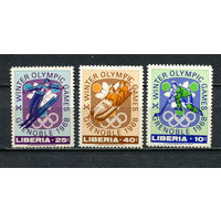 Либерия - 1967 - Зимние Олимпийские игры - [Mi. 693-695] - полная серия - 3 марки. MNH.  (Лот 74HS)-TG3P12