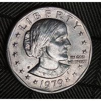 1 доллар 1979 P  США  USA Сьюзен Энтони (американская борец за права женщин)