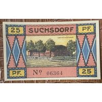 Нотгельд 25 пфеннигов 1921 год. Зуксдорф,. Веймарская республика